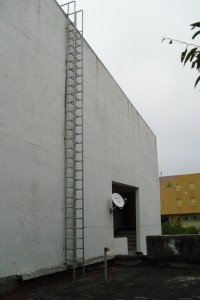 picture looking up at next ladder